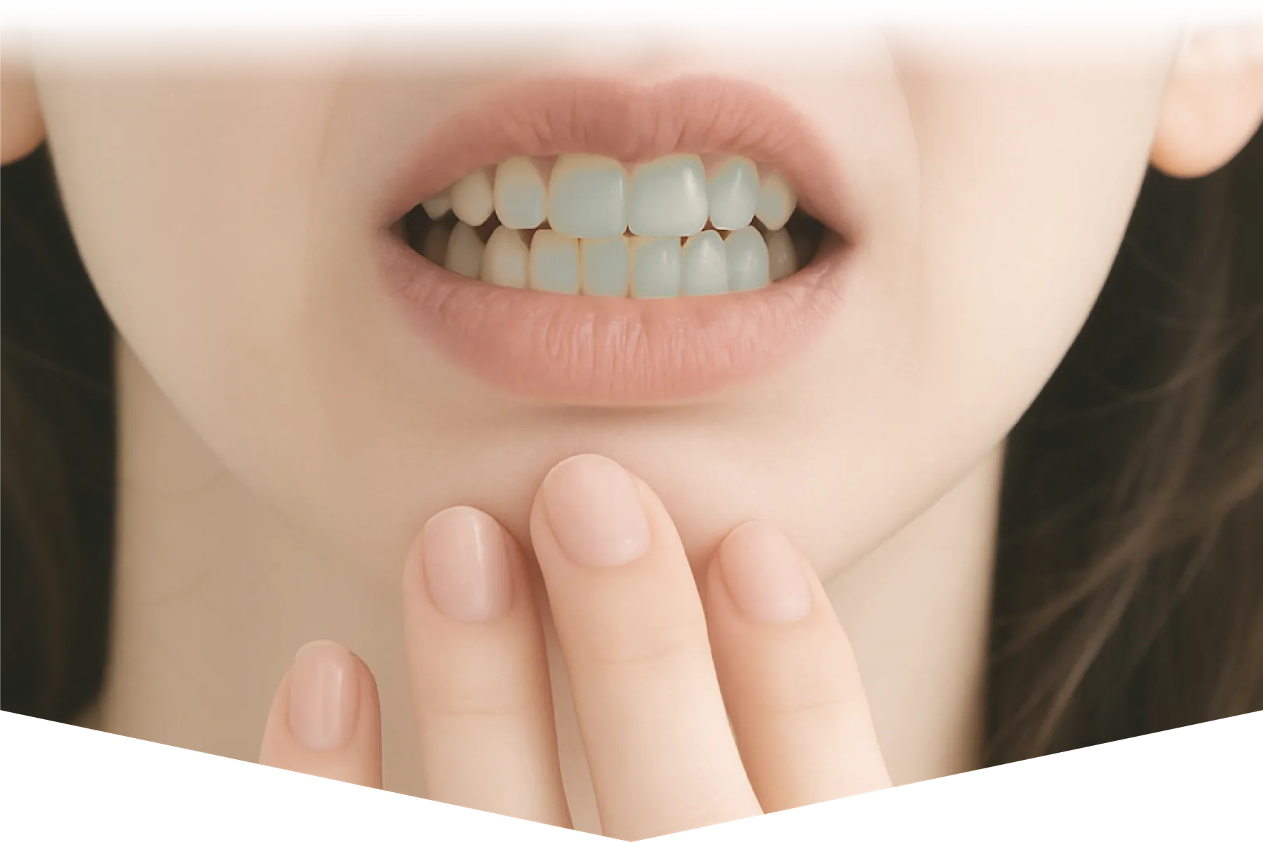 ホワイトニングサロンのリスクを表すイメージ画像